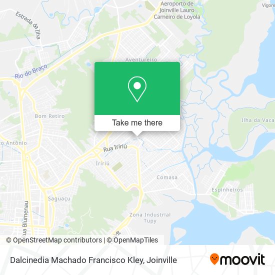 Dalcinedia Machado Francisco Kley map