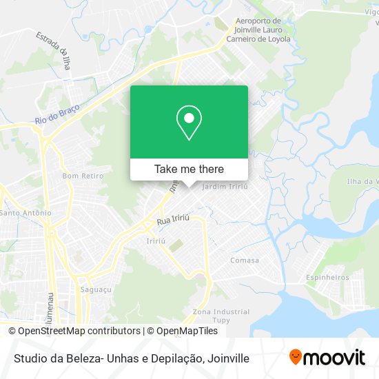 Mapa Studio da Beleza- Unhas e Depilação