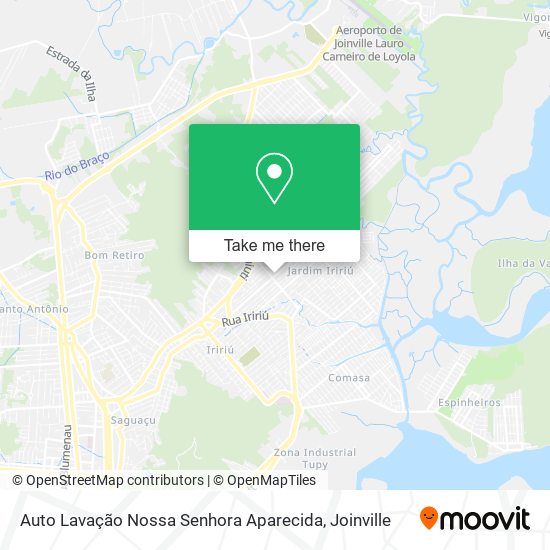 Auto Lavação Nossa Senhora Aparecida map