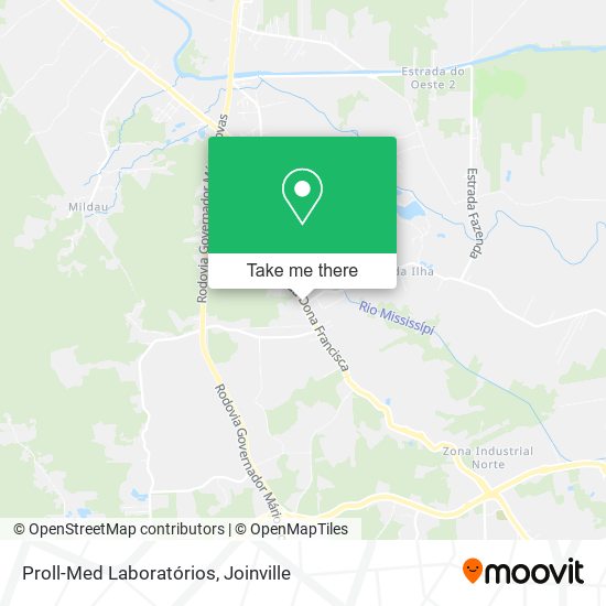Proll-Med Laboratórios map