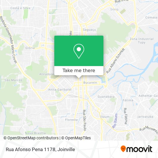 Rua Afonso Pena 1178 map
