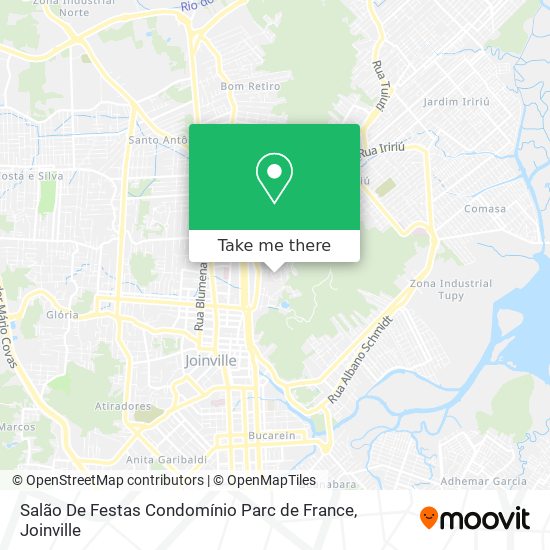 Mapa Salão De Festas Condomínio Parc de France