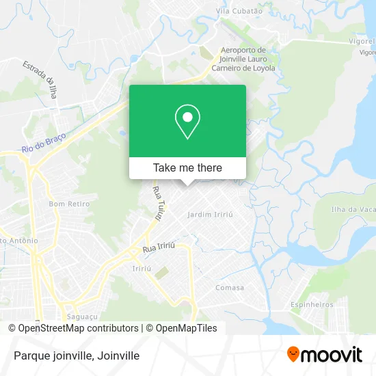 Parque joinville map