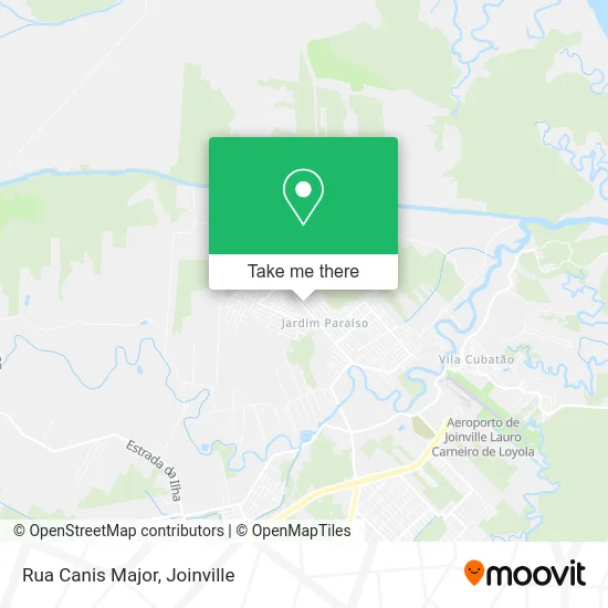 Rua Canis Major map