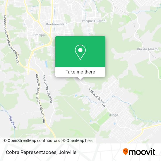 Cobra Representacoes map