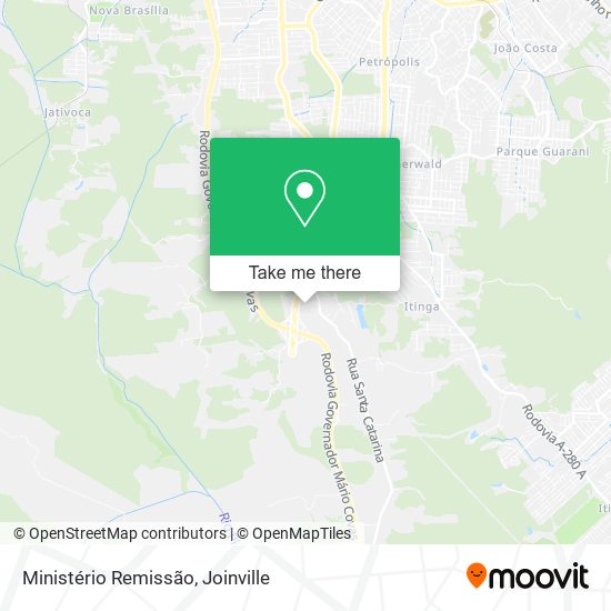 Ministério Remissão map