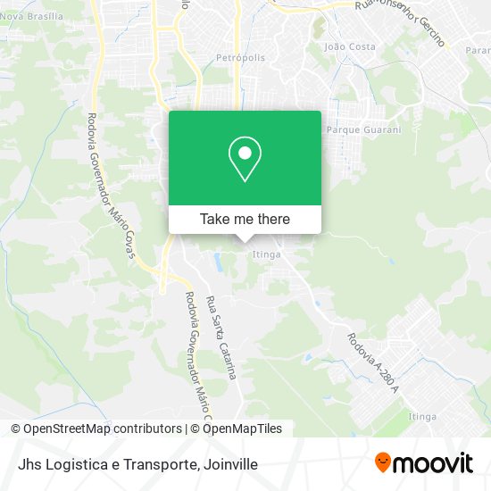 Jhs Logistica e Transporte map