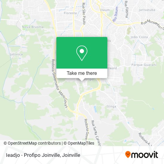 Ieadjo - Profipo Joinville map