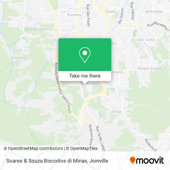 Soares & Souza Biscoitos di Minas map