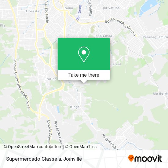 Supermercado Classe a map