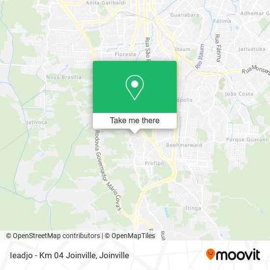 Mapa Ieadjo - Km 04 Joinville