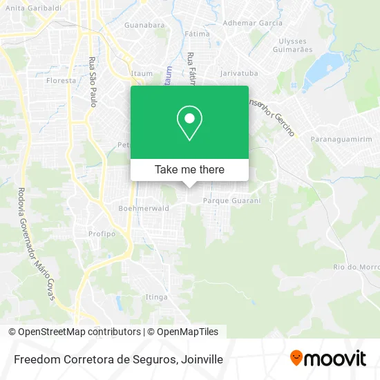 Freedom Corretora de Seguros map