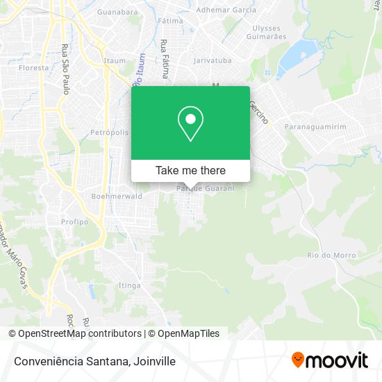 Conveniência Santana map