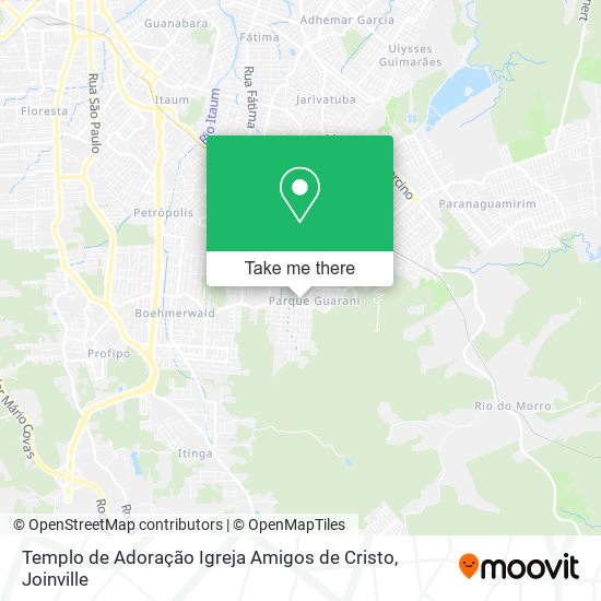 Templo de Adoração Igreja Amigos de Cristo map