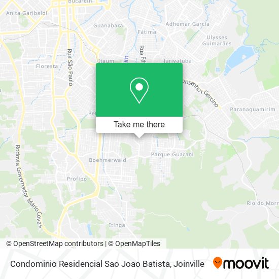 Condominio Residencial Sao Joao Batista map