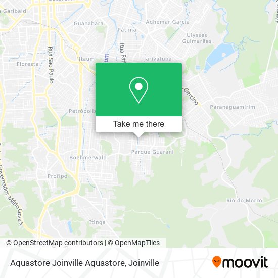 Aquastore Joinville Aquastore map