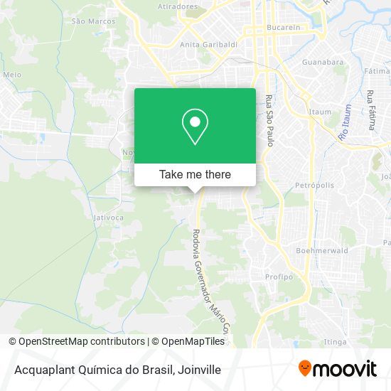 Acquaplant Química do Brasil map