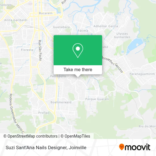 Suzi Sant'Ana Nails Designer map