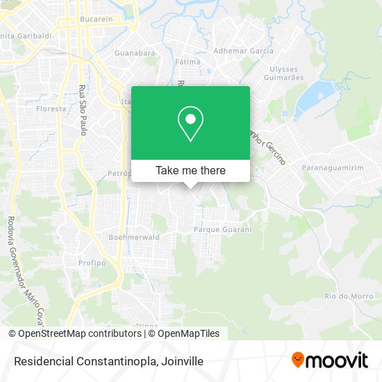 Residencial Constantinopla map