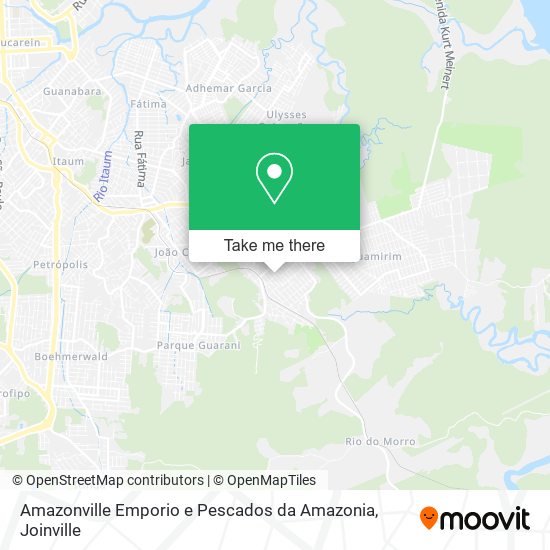 Amazonville Emporio e Pescados da Amazonia map