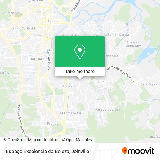 Espaço Excelência da Beleza map
