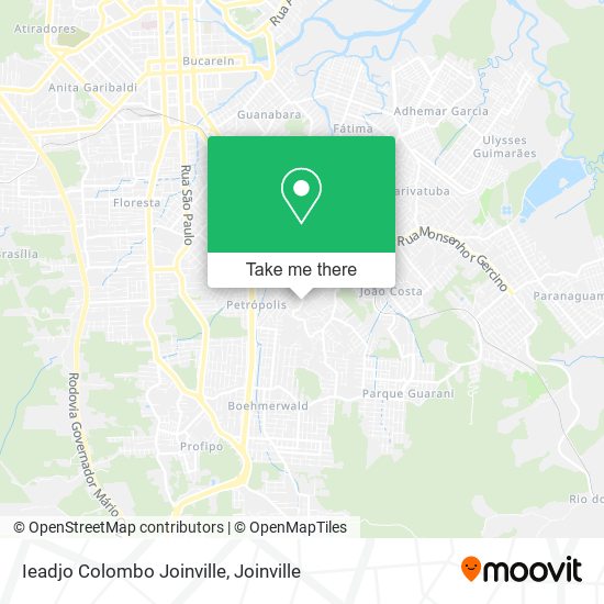 Ieadjo Colombo Joinville map