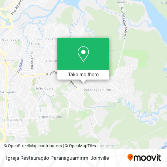 Igreja Restauração Paranaguamirim map