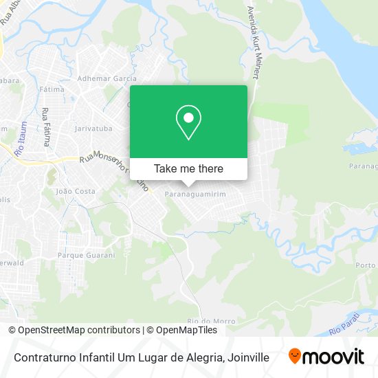 Contraturno Infantil Um Lugar de Alegria map