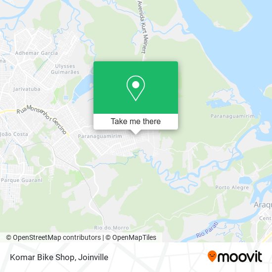 Komar Bike Shop map