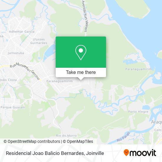 Residencial Joao Balicio Bernardes map