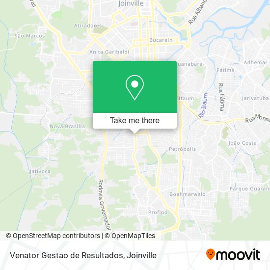 Venator Gestao de Resultados map