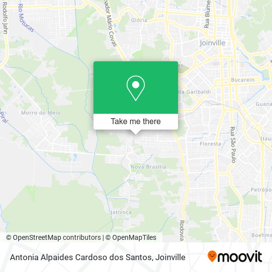 Antonia Alpaides Cardoso dos Santos map