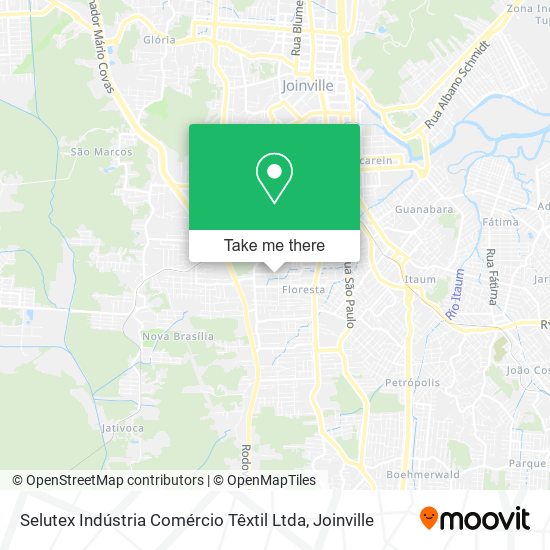 Selutex Indústria Comércio Têxtil Ltda map