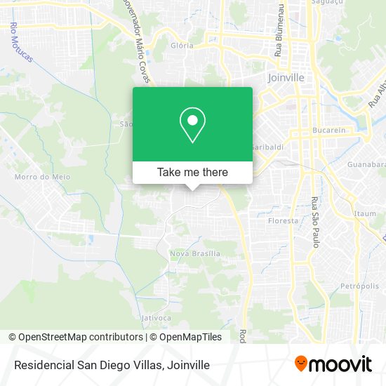 Residencial San Diego Villas map