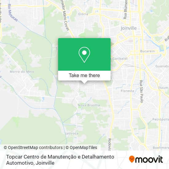 Mapa Topcar Centro de Manutenção e Detalhamento Automotivo