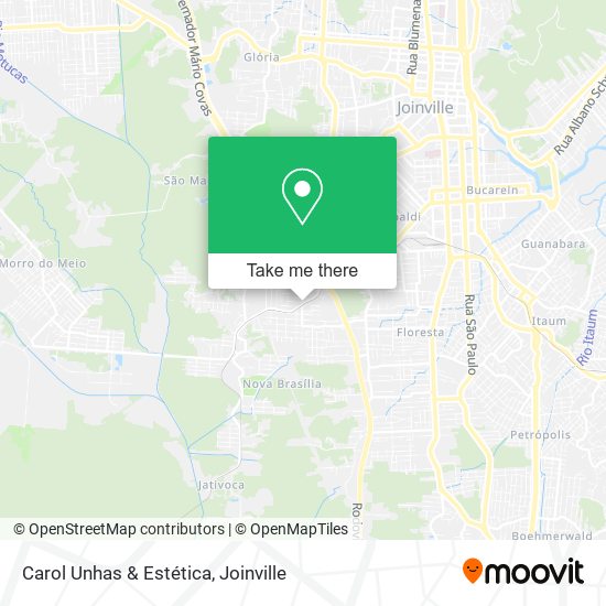Carol Unhas & Estética map