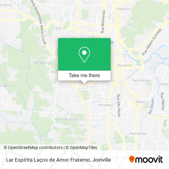 Lar Espírita Laços de Amor Fraterno map