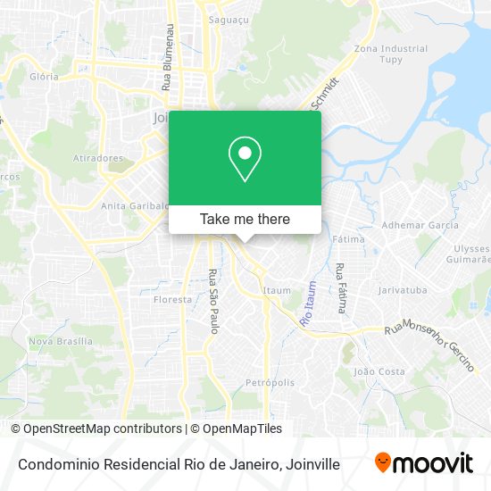 Condominio Residencial Rio de Janeiro map