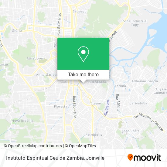 Instituto Espiritual Ceu de Zambia map