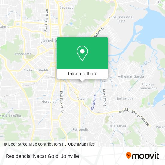 Residencial Nacar Gold map