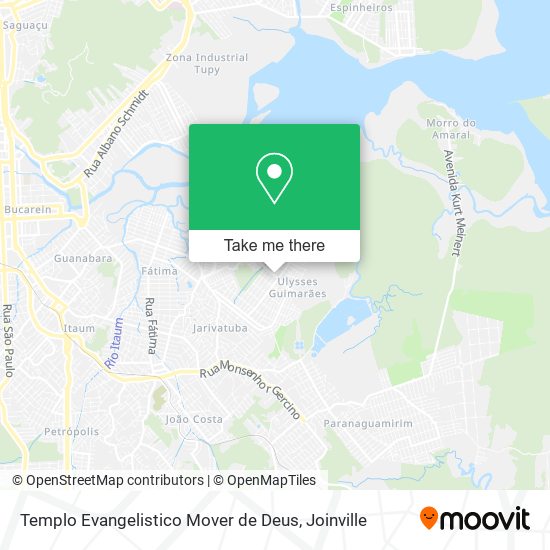 Templo Evangelistico Mover de Deus map