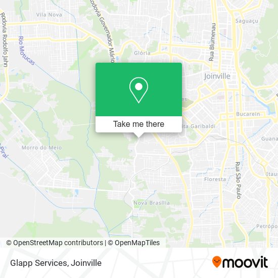 Glapp Services map