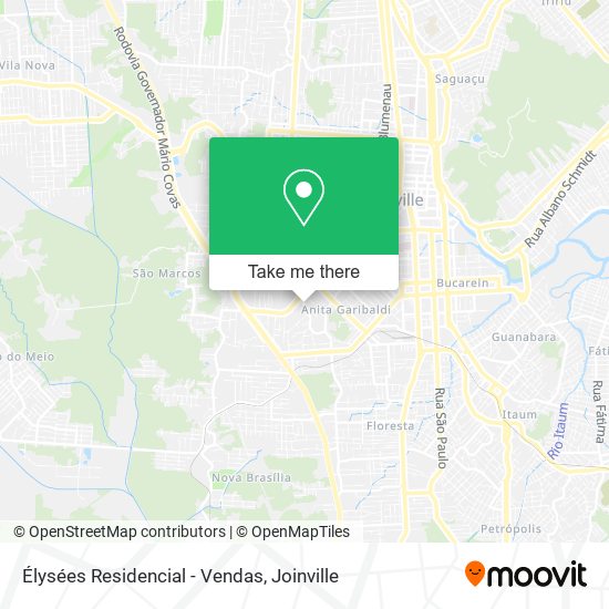 Élysées Residencial - Vendas map