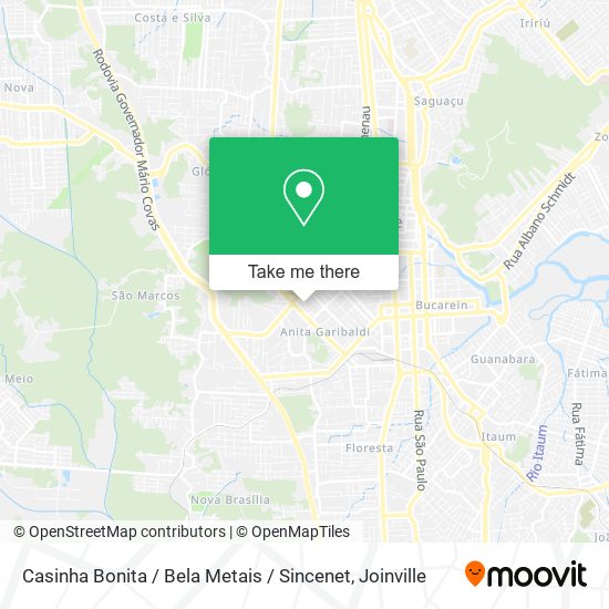 Casinha Bonita / Bela Metais / Sincenet map