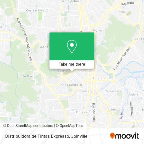 Distribuidora de Tintas Expresso map