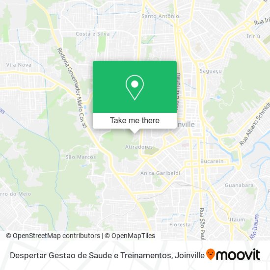 Despertar Gestao de Saude e Treinamentos map