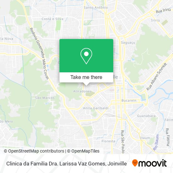 Clinica da Familia Dra. Larissa Vaz Gomes map