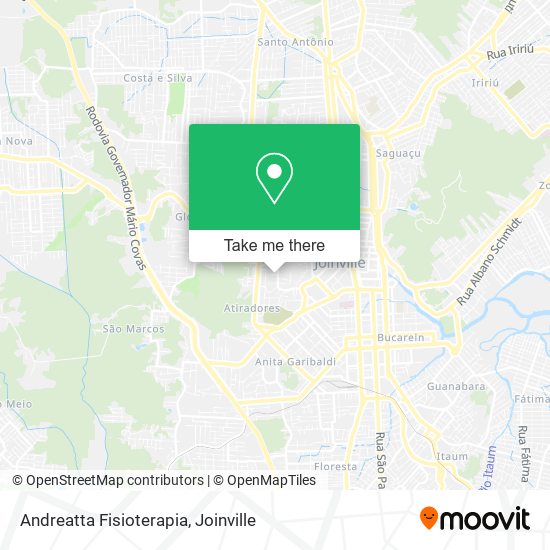 Andreatta Fisioterapia map