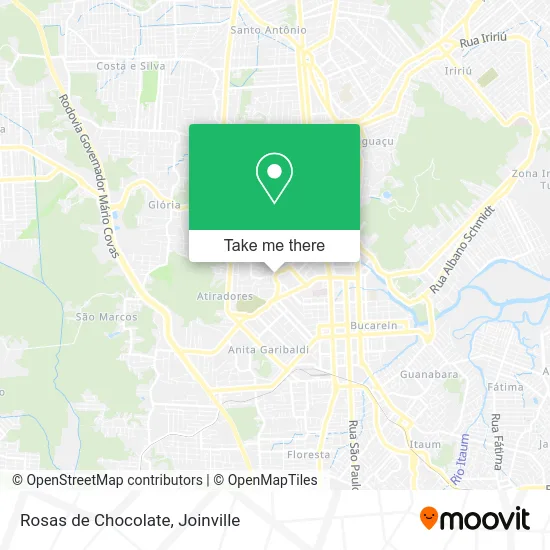 Rosas de Chocolate map