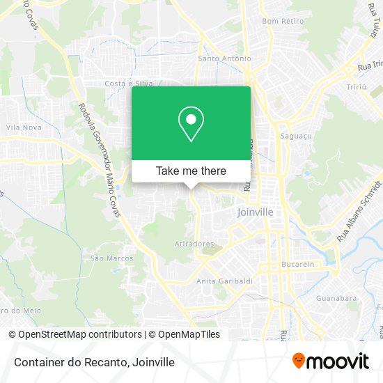 Container do Recanto map